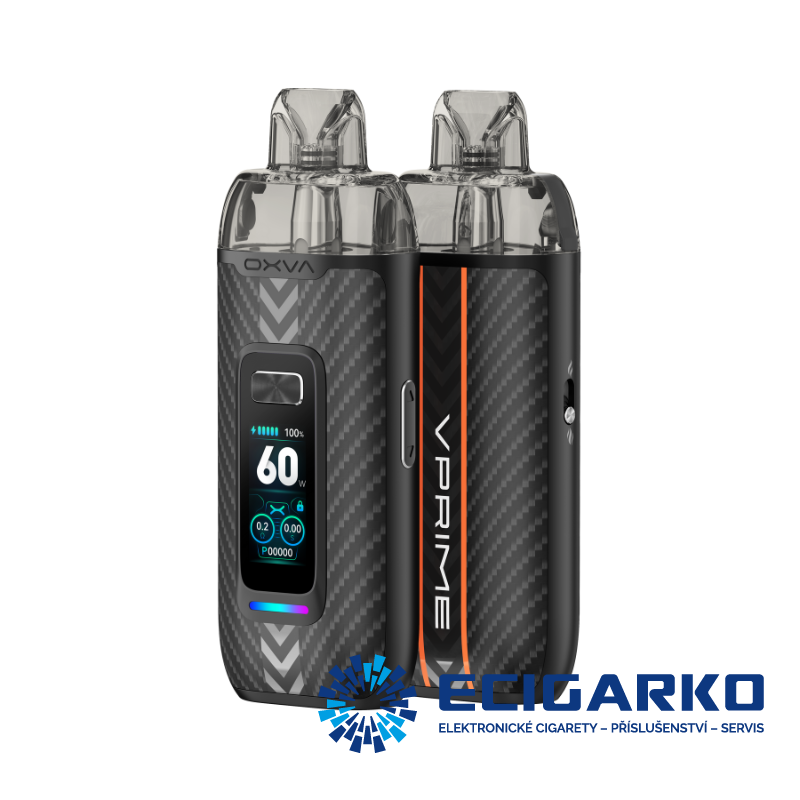 OXVA VPrime POD 2600mAh - Barva produktu: Černá - Carbon Fiber