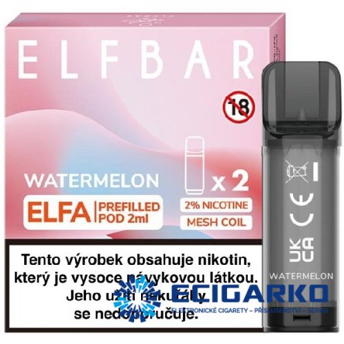 Elf Bar Elfa 2x cartridge Watermelon 20mg