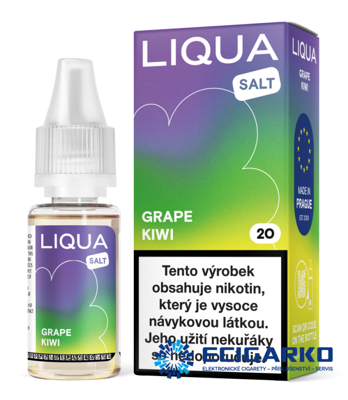 Liqua SALT Grape Kiwi 10ml - Síla nikotínu: 10mg