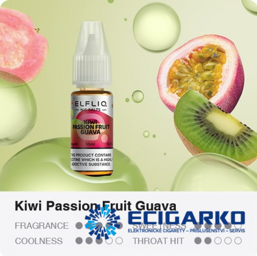 Elf Bar Elfliq SALT Kiwi Passion Fruit Guava 10ml