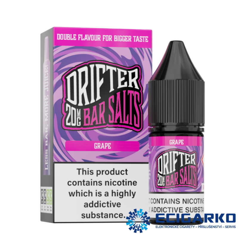Drifter Bar Salts SALT Grape 10ml Drifter Bar Salts SALT Grape 10ml