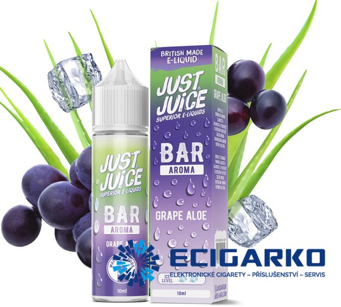 Just Juice Bar Range Shake and Vape 10/60ml Grape Aloe