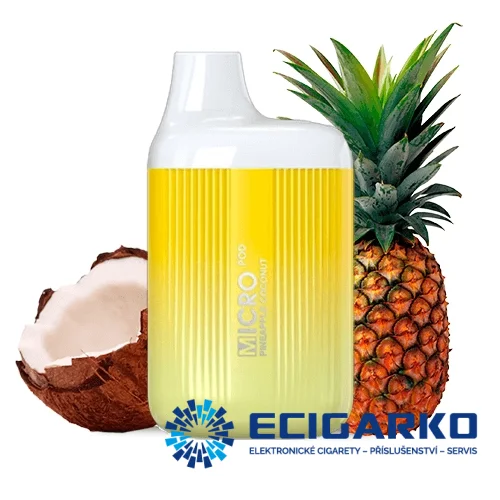 Micro Pod jednorázová e-cigareta Pineapple Coconut 20mg