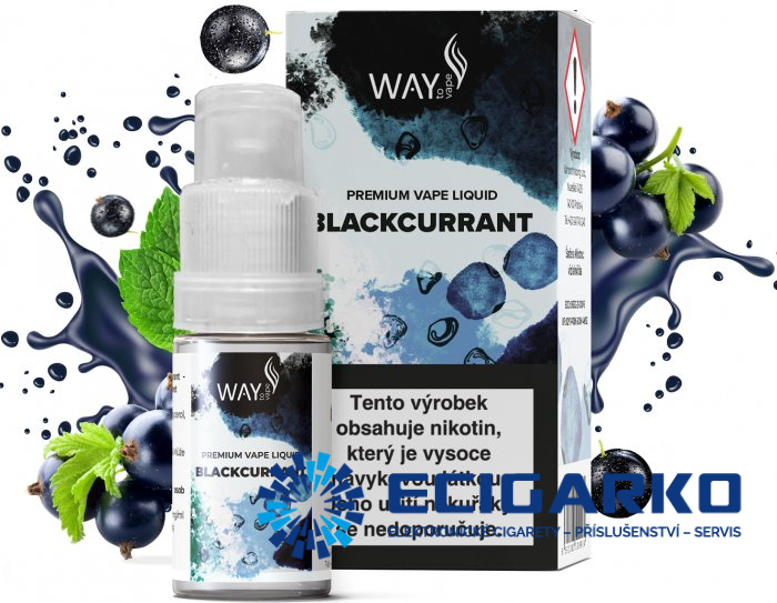 E-liquid Way to Vape Blackcurrant 10ml - Síla nikotínu: 6mg