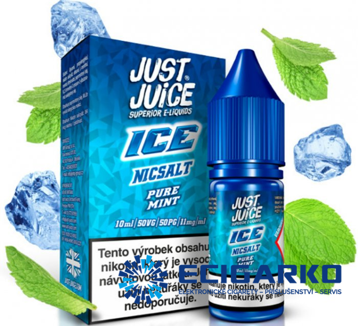Just Juice SALT liquid ICE Pure Mint 10ml Just Juice SALT liquid ICE Pure Mint 10ml
