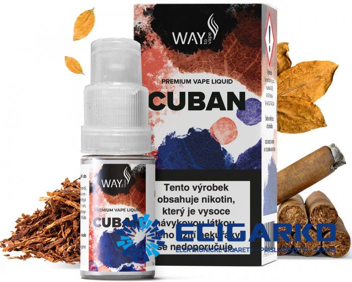 E-liquid Way to Vape Cuban 10ml - Síla nikotínu: 18mg