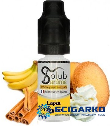 Příchuť SOLUBAROME 10ML LAPIN ORIGINAL  (Lahodný karamelový krém s lehkou banánovou dochutí)