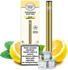 Dinner Lady Vape Pen jednorázová e-cigareta 20mg Lemon Sherbets Ice