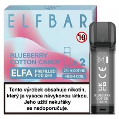 Elf Bar Elfa 2x cartridge Blueberry Cotton Candy 20mg