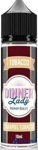 Dinner Lady Tobacco Shake and Vape 10/60ml Caramel Tobacco