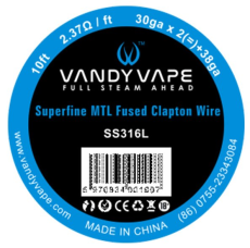 Vandy Vape Superfine MTL odporový drát SS316 3M