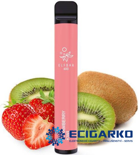 Elf Bar jednorázová e-cigareta Strawberry Kiwi 20mg
