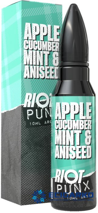 Riot Squad PUNX Shake and Vape 10/60ml Jablko, okurka, máta a anýz