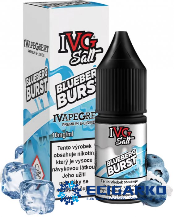 IVG SALT Blueberg Burst 10ml - Síla nikotínu: 10mg