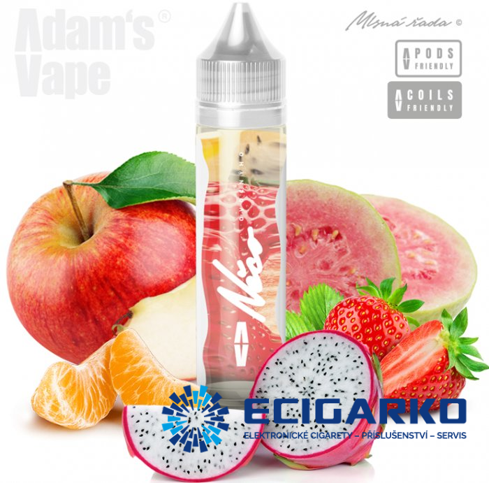 Adam's Vape Mlsná řada Shake and Vape 10/60ml Něco OVOCNÝHO