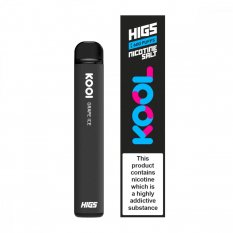 Higs KOOL jednorázová e-cigareta Grape Ice 20mg