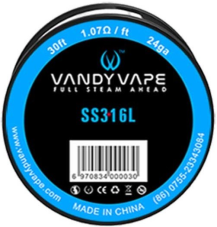 Vandy Vape SS316 odporový drát 24GA 9M