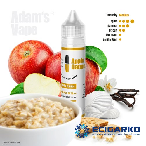 Adam's Vape Shake and Vape 12/60ml Apple Oatmeal