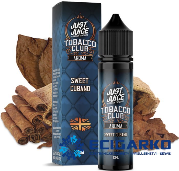 Just Juice Shake and Vape 10/60ml Tobacco Sweet Cubano