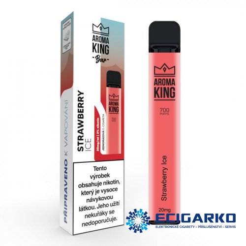Aroma King AK Classic jednorázová e-cigareta Strawberry Ice 20mg