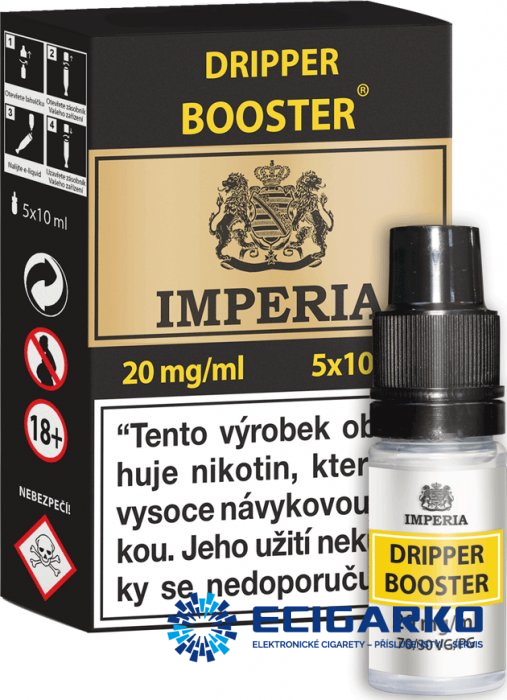 Imperia Dripper Booster 5x10ml VPG 30/70 20mg Imperia Dripper Booster 5x10ml VPG 30/70 20mg
