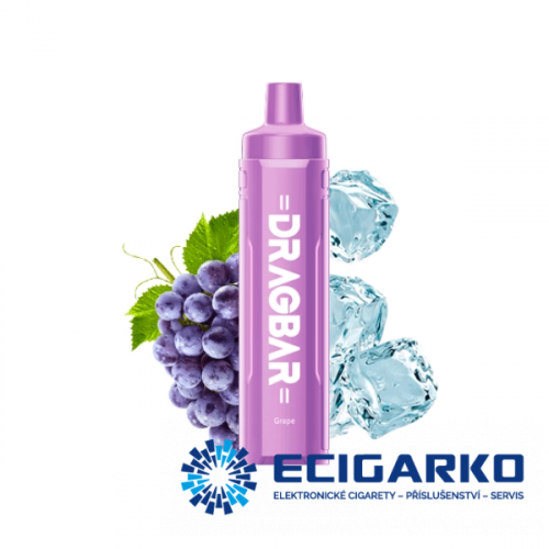 Zovoo Dragbar F600 jednorázová e-cigareta Grape 20mg