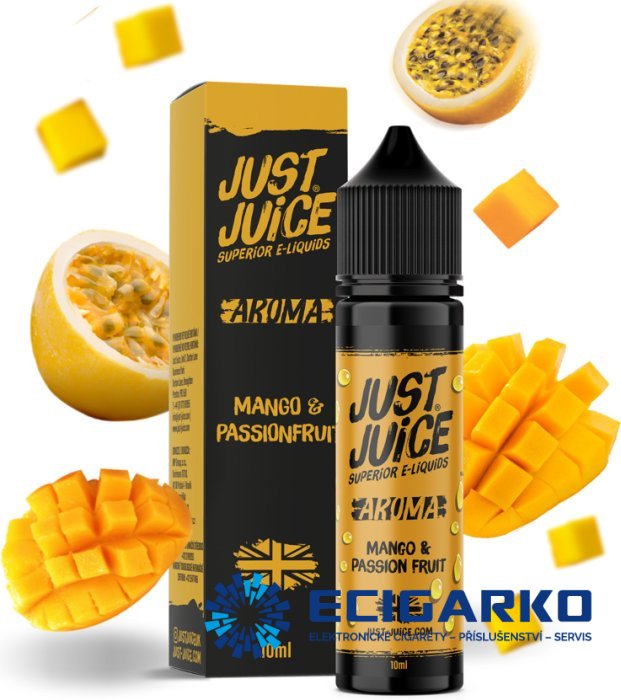 Just Juice Shake and Vape 10/60ml Mango & Passion Fruit