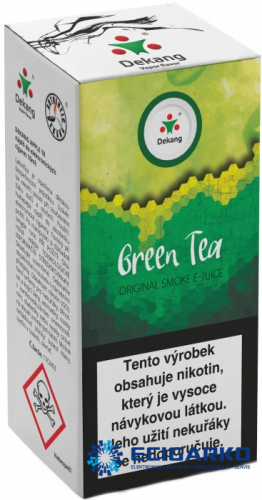 E-liquid Dekang 10 ml Zelený čaj - Síla nikotínu: 6mg