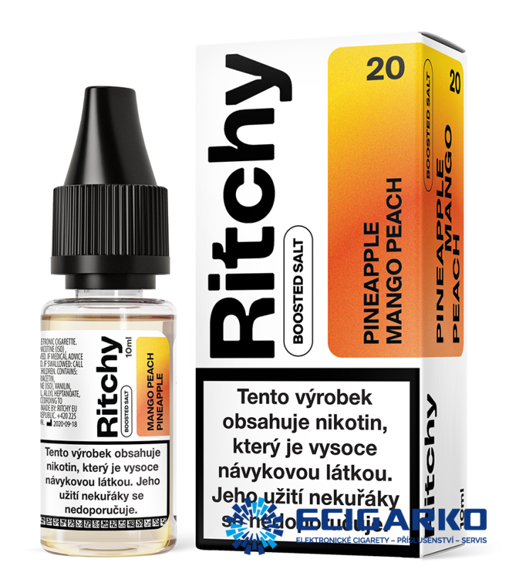 Ritchy SALT Pineapple Mango Peach 10ml - Síla nikotínu: 10mg