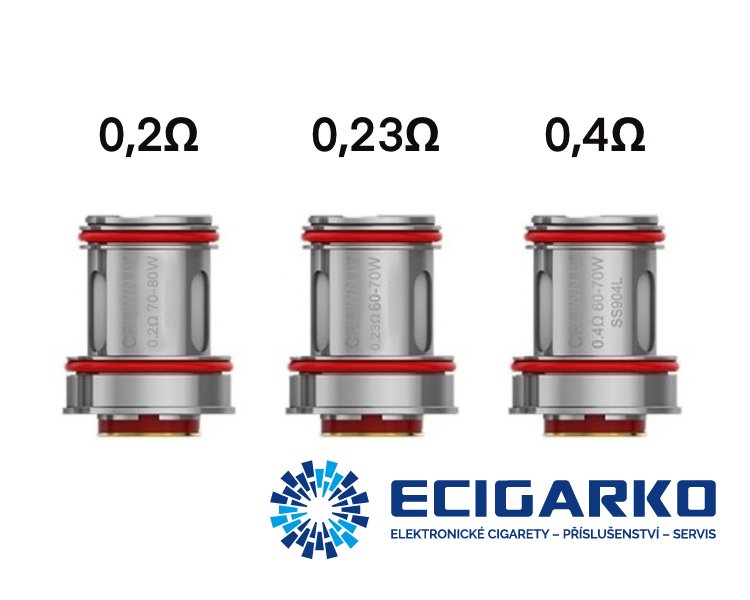 Uwell Crown 4 Dual žhavicí hlava