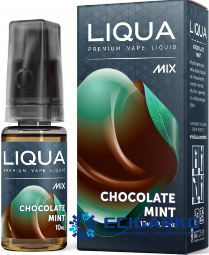 Liquid Liqua New Mix Chocolate Mint 10ml - Síla nikotínu: 0mg