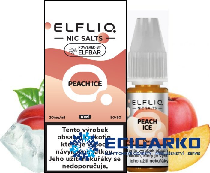 Elf Bar Elfliq SALT Peach Ice 10ml