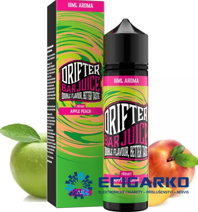 Juice Sauz Drifter Bar Shake and Vape 16/60ml Apple Peach