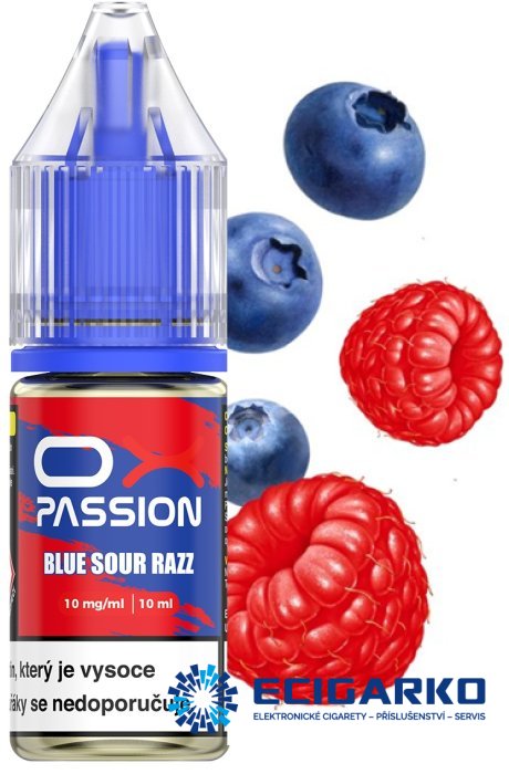 OXVA OX PASSION SALT Blue Sour Razz 10ml - Síla nikotínu: 10mg