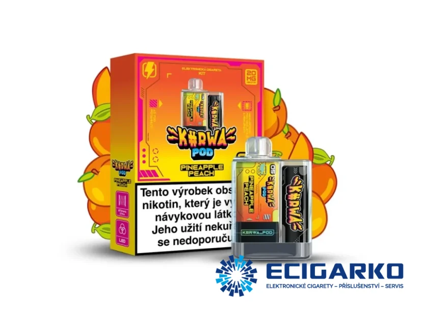 Kurwa POD 500mAh Pineapple Peach 20mg