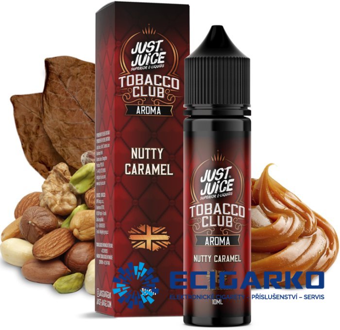 Just Juice Shake and Vape 10/60ml Tobacco Nutty Caramel