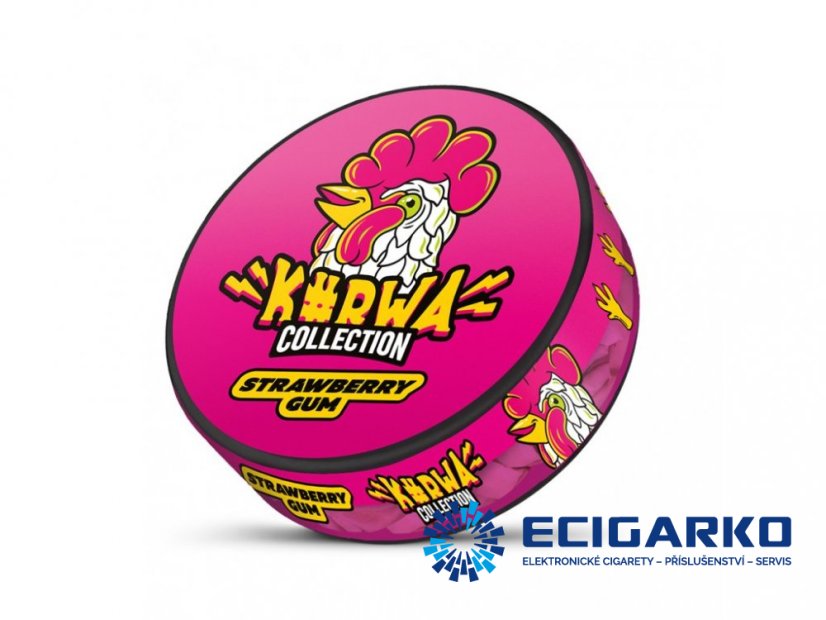 Nikotinové sáčky KURWA Collection Strawberry Gum