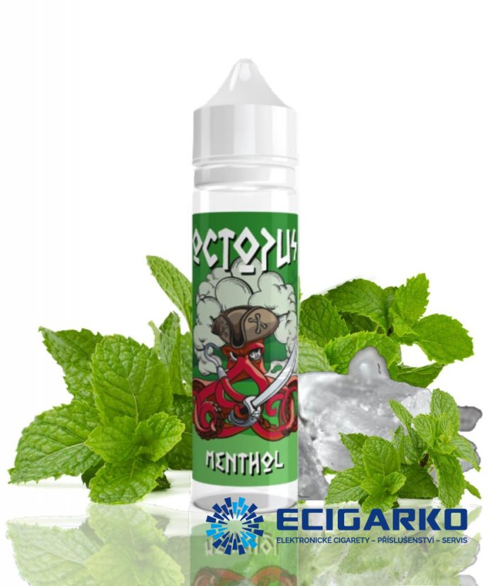 Octopus Shake and Vape 10/60ml Menthol Octopus Shake and Vape 10/60ml Menthol