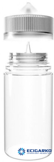 Prázdná lahvička s krytkou 120ml