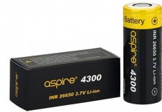 Baterie 26650 Aspire 4300mAh- 20/40A (High Drain)