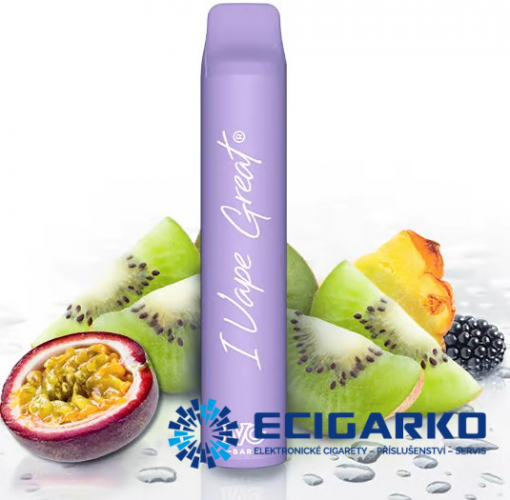 IVG Bar Plus jednorázová e-cigareta Passion Fruit 20mg