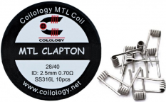 Coilology MTL clapton SS316 0,7OHM 10KS