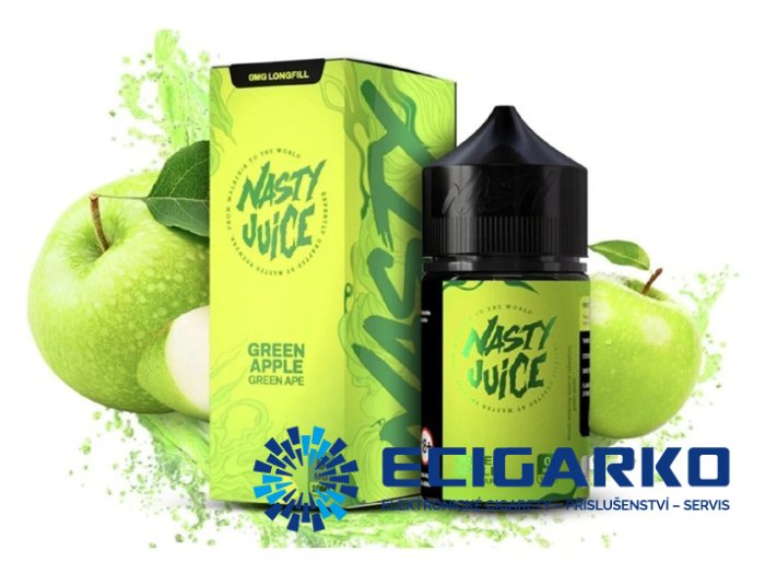 Nasty Juice Shake and Vape 10/60ml Green Ape Nasty Juice Shake and Vape 10/60ml Green Ape