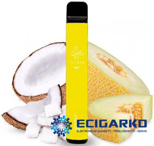 Elf Bar jednorázová e-cigareta Coconut Melon