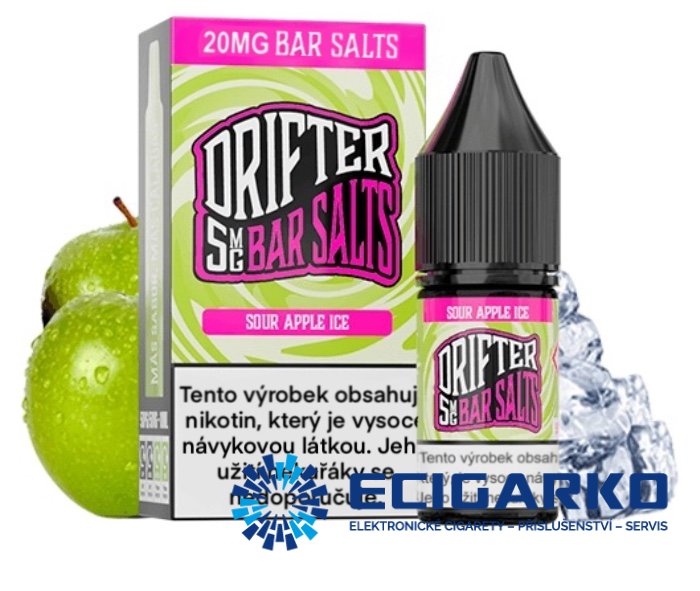 Drifter Bar Salts SALT Sour Apple Ice 10ml Drifter Bar Salts SALT Sour Apple Ice 10ml