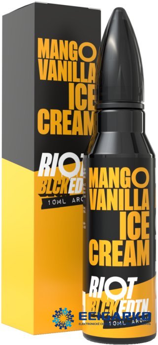 Riot Squad BLCK EDTN Shake and Vape 10/60ml Mango Vanilla Ice Cream
