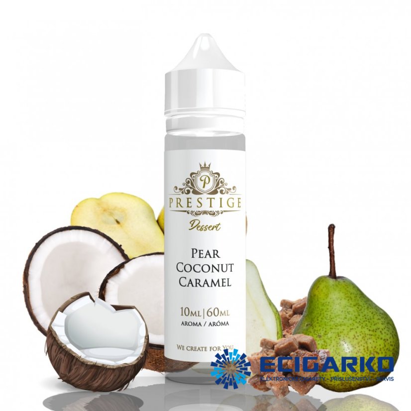 Prestige Dessert Shake and Vape 10/60ml Pear Coconut Caramel