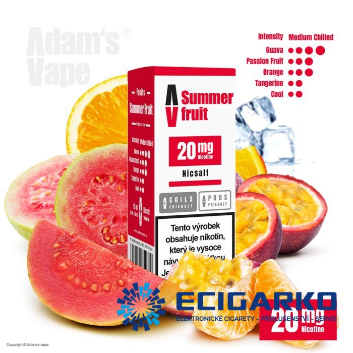 Adam's Vape SALT Summer Fruit 10ml