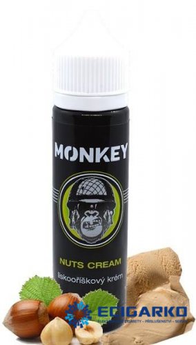 Monkey 7,2-12/60ml Nuts Cream (Lískooříškový krém)