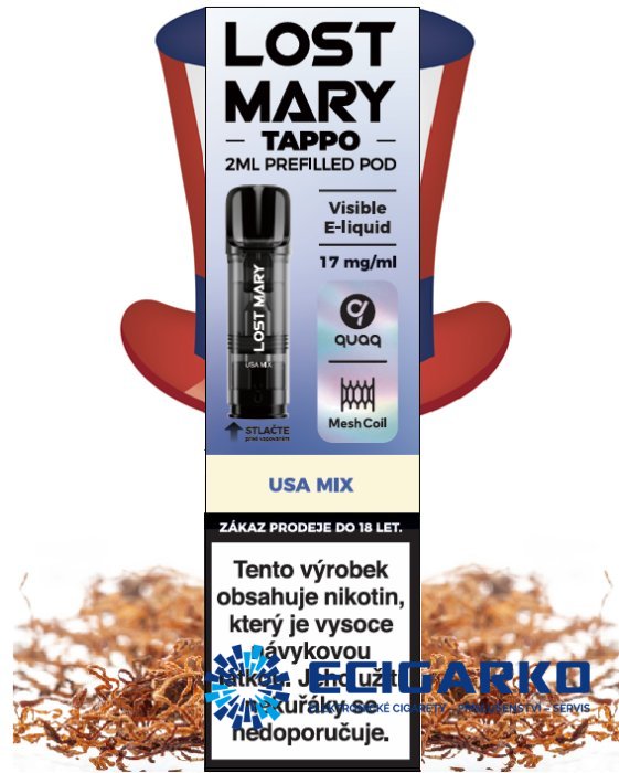Lost Mary Tappo 1x cartridge USA Mix 17mg